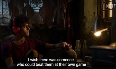 Who's the red headphone guy at the end of the Netflix Class Trailer who is winning hearts with his charm- check out now