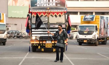 Ajay Devgn Flags off Bholaa Yatra, Bringing the World of Bholaa to the Masses
