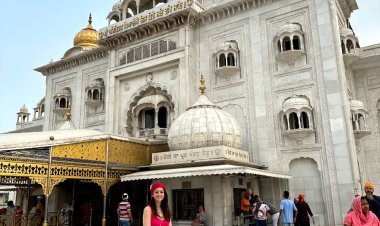 Sandeepa Dhar takes a day off from her shoot, goes to Bangla Sahib, ends her day with Gol Gappe