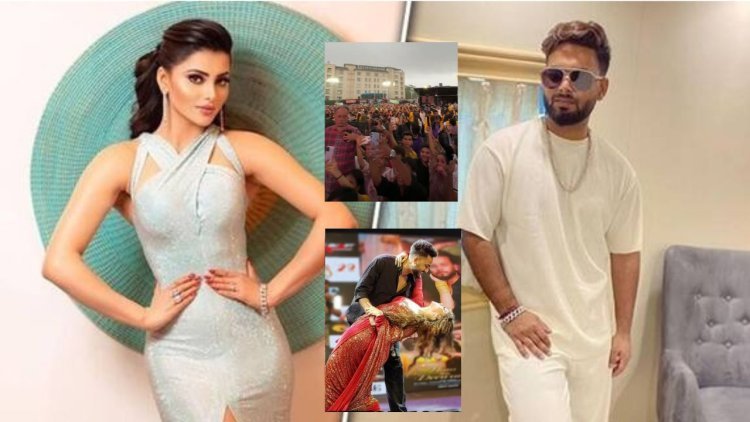 Urvashi Rautela Yet Once Again Royally ignores Rishabh Pants Chant While promoting her music video Hum To Deewane with Elvish Yadav