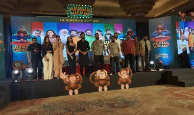 Star-Studded Spectacle: 'Maujaan Hi Maujaan' Cast Sparks Excitement at Press Conference!' The film is releasing on 20th October 2023
