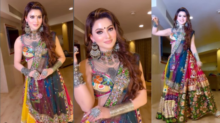 Urvashi Rautela Exudes Gujju Girl Vibes As She Aced The Gujarati Chanya Choli Look