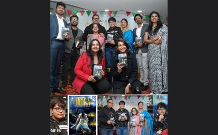 Indra: The First of the Aryas published by NuVoice and globally distributed by Simon & Schuster India Book Launch with Author Abhiveer Soni and Chief Guest Kevin Missal
