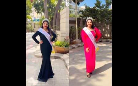 Deepti Swagat Irsale  Won the title of Tiska Mrs. India Telangana 2023