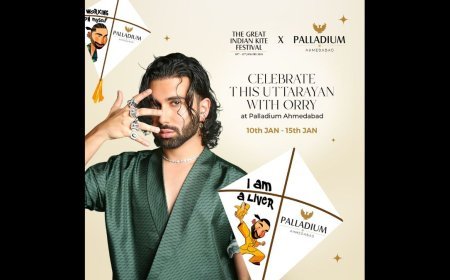 Palladium Ahmedabad Presents the Great Indian Kite Festival with Social Media Sensation Orry as the Face of the Celebration