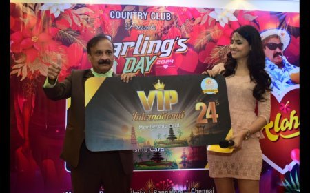 Country Club CMD Mr Y Rajeev Reddy launches VIP International 24 Membership Card