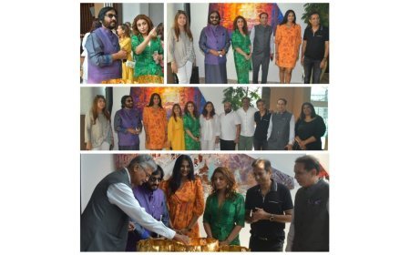 Rajiv Mishra, Roopkumar Rathod, Parvez Damania launch Avataran- A Solo Art Show by Anita Goel