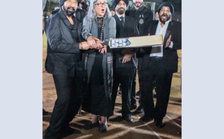 S. Gurinder Singh Bawa, Chairman G. N. Khalsa College and Chairman GNIMS kickstart the highly anticipated cricket tournament, Khalsa Supreme League (KSL)