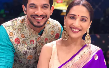 'Happy Birthday to the Lady Who Makes Hearts Dhak Dhak': Arjun Bijlani’s wish to Madhuri Dixit