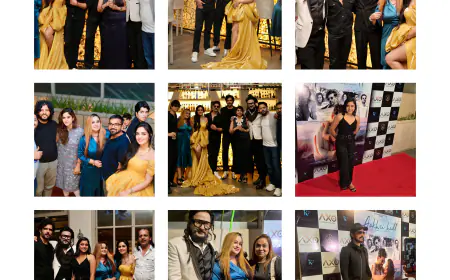 Producer Karishma Kishore and Akshat Joshi played the perfect hosts on the launch of their  Music Video titled Akhari Hadd