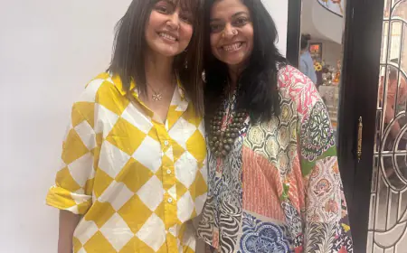 Nivedita Basu enjoys Ganpati festival lunch at Ekta Kapoor’s house, meets her gal pals