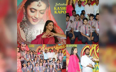 Grand Curtain Raiser Launch of Actress Kashika Kapoor's Debut Film, Ayushmati Geeta Matric Pass, Unveiled by Super 30 Founder Anand Kumar