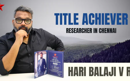 V. R. Hari Balaji: The Disaster Management Visionary from Chennai Honored as Super Hero 2025 Title