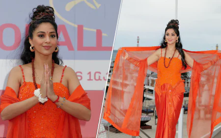 Anjali Phougat Channels Divine Feminine Energy at Cannes in Stunning Ethereal Ensemble