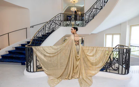Gleaming in Gold: Vaishali Unites High Fashion and High Precision at Cannes