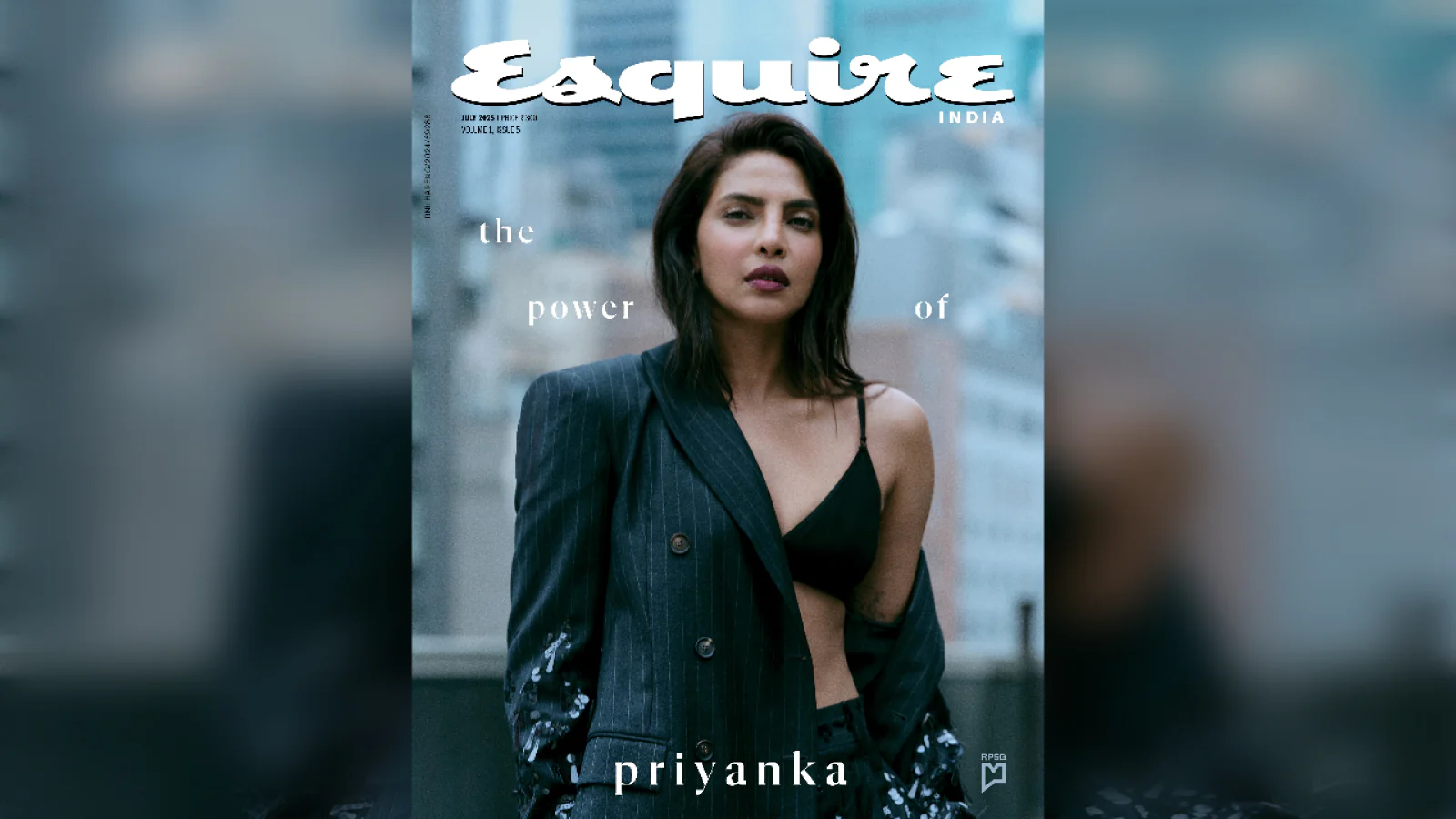 Priyanka Chopra Jonas Makes History as First Woman on Esquire India Cover