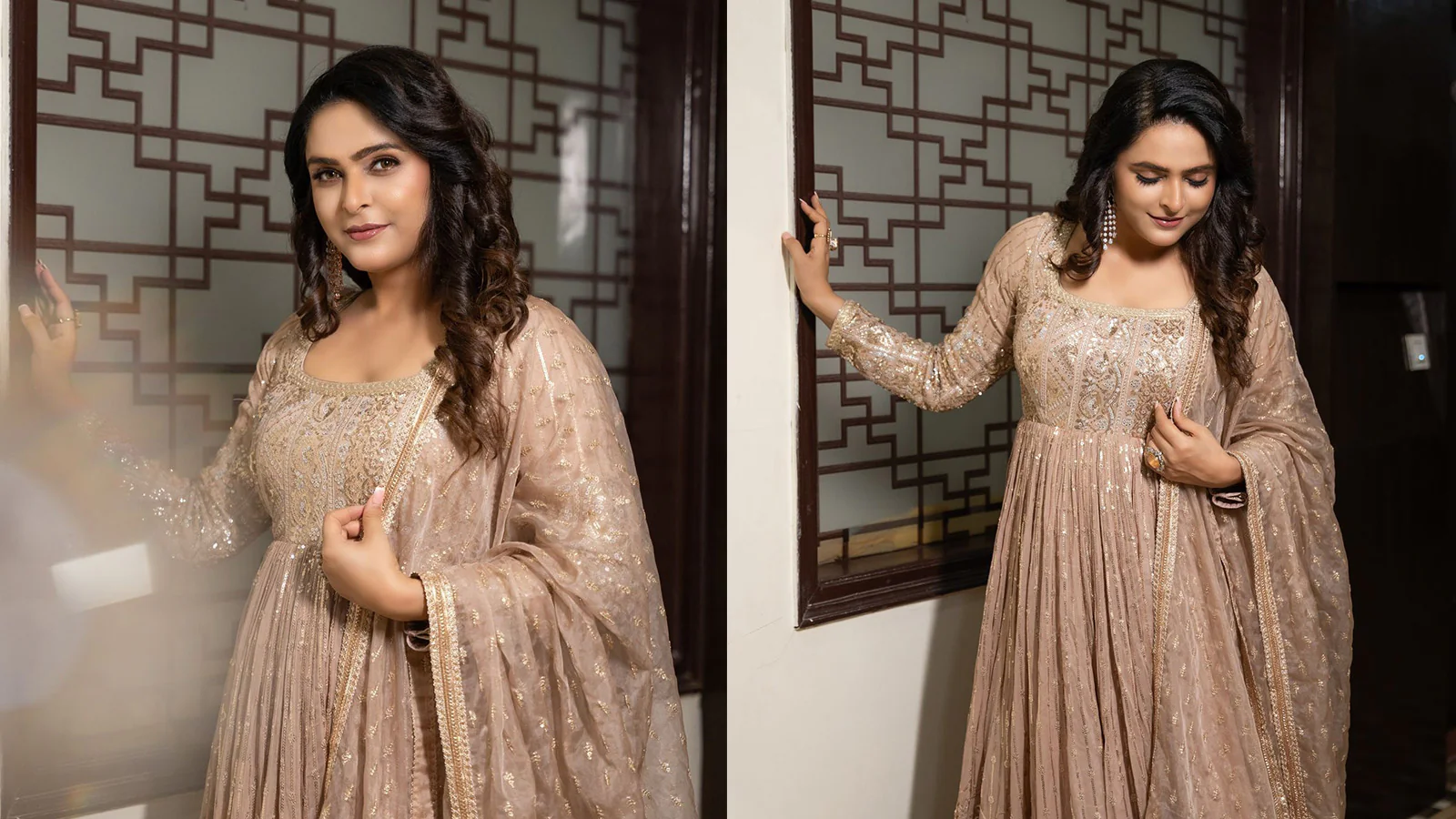Madhurima Tuli Stuns in Exquisite Custom Anarkali, Setting Sangeet & Mehendi Fashion Goals