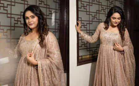 Madhurima Tuli Stuns in Exquisite Custom Anarkali, Setting Sangeet & Mehendi Fashion Goals