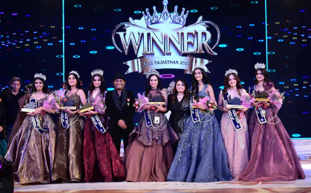Twinkle Purohit Crowned Miss Rajasthan 2025 Amidst Glamour and Grandeur in Jaipur