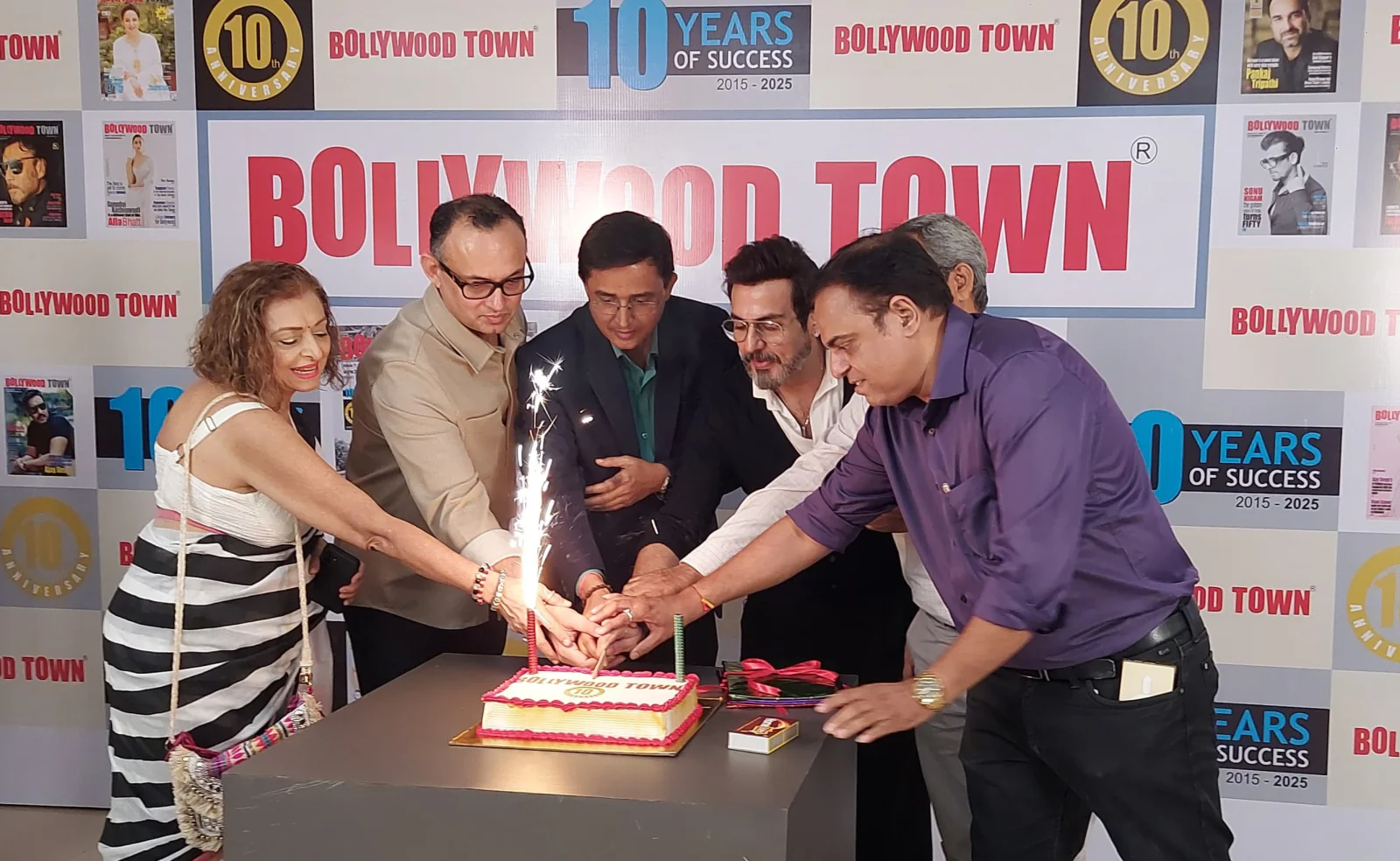 Bollywood Town Shines at 10-Year Anniversary Gala