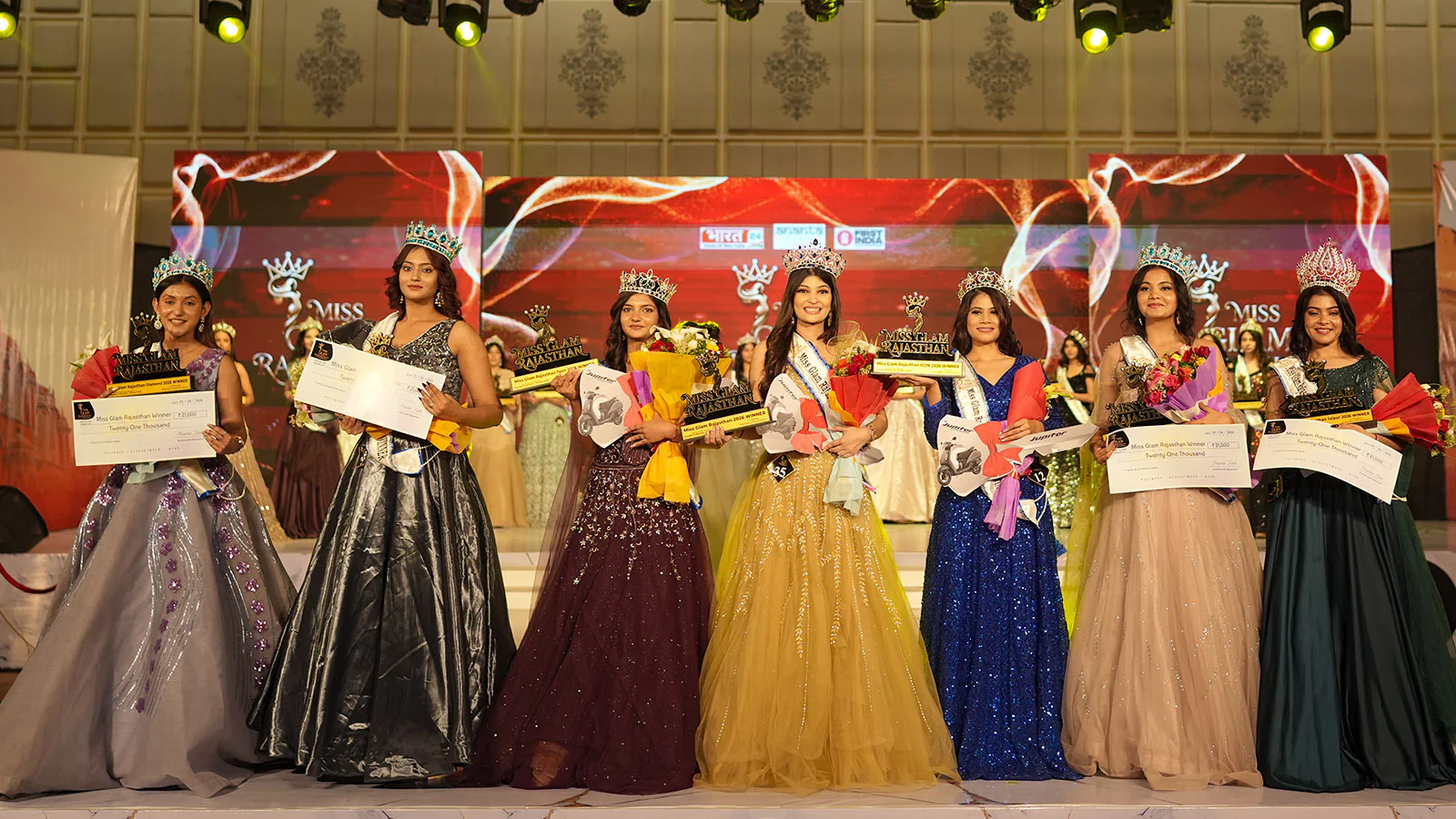 Anshika Gupta Wins Blackrock Miss Glam Rajasthan Season 1