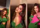 Nyrraa M Banerji's Green Outfit Gains Traction on Social Media